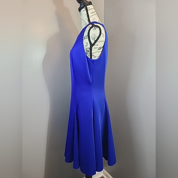 Lauren Ralph Lauren Blue Cocktail Dress size 10 - Picture 3 of 9